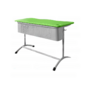 Школьный двухместный стол с перфорированным экраном - fgospostavki.ru - Салехард
