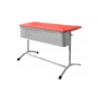 Школьный двухместный стол с перфорированным экраном - fgospostavki.ru - Салехард