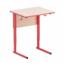Стол ученический регулируемый (одноместный) на прямоугольной трубе - fgospostavki.ru - Салехард