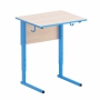Стол ученический регулируемый (одноместный) на прямоугольной трубе - fgospostavki.ru - Салехард