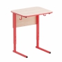 Стол ученический регулируемый (одноместный) на прямоугольной трубе - fgospostavki.ru - Салехард