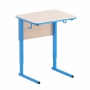 Стол ученический регулируемый (одноместный) на прямоугольной трубе - fgospostavki.ru - Салехард