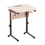 Стол ученический с наклоном столешницы (0-24°) на плоскоовальной трубе - fgospostavki.ru - Салехард