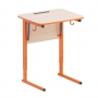 Стол ученический с наклоном столешницы (0-24°) на прямоугольной трубе - fgospostavki.ru - Салехард